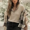 Bohme Ivanna Henley Top in