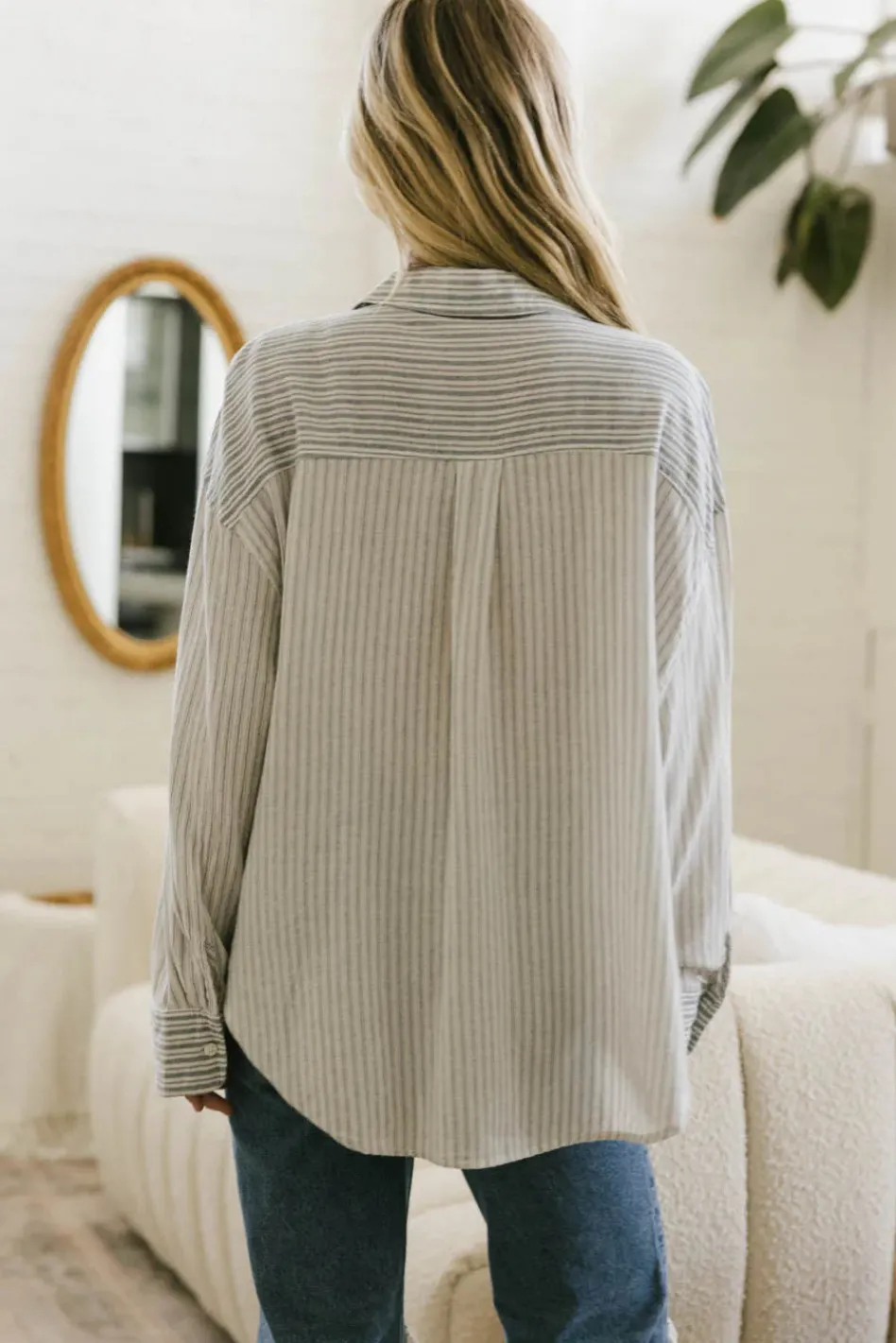 Bohme Jace Striped Button Up