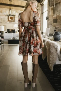 Bohme Jackee Floral Mini Dress