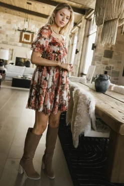Bohme Jackee Floral Mini Dress