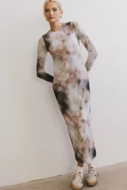 Bohme Jamie Watercolor Bodycon Dress