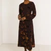 Bohme Jane Velvet Midi Dress