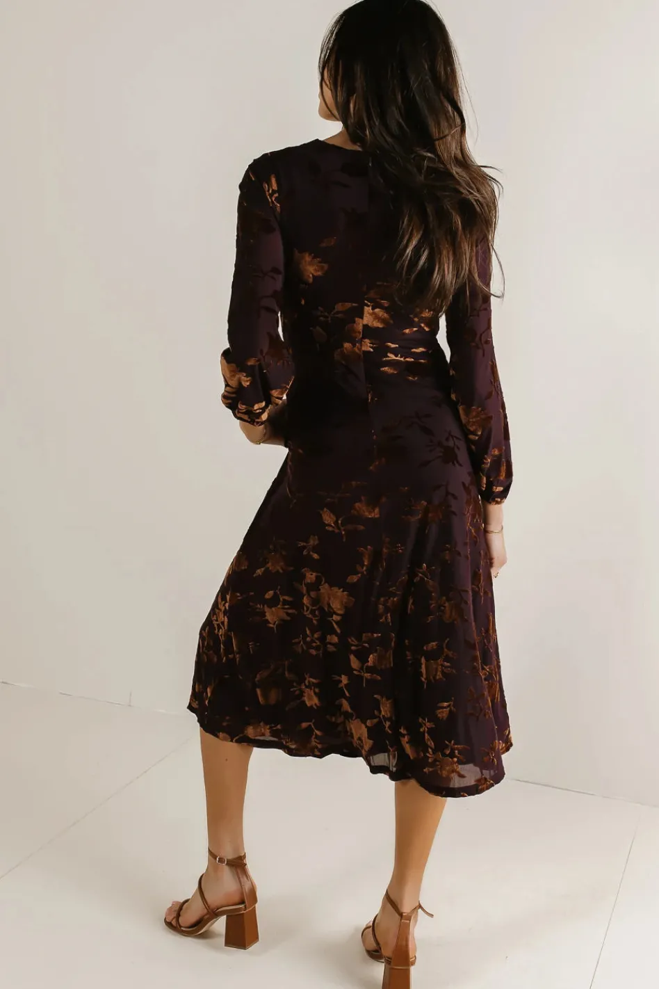 Bohme Jane Velvet Midi Dress