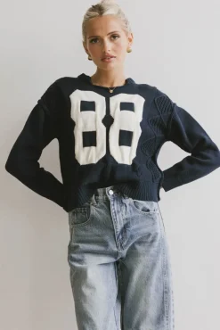 Bohme Jersey Cable Knit Sweater