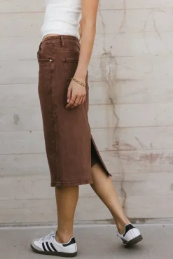 Bohme Jordan Denim Skirt in