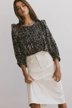 Bohme Jordan Denim Skirt in