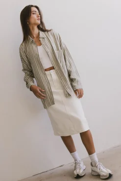 Bohme Jordan Denim Skirt in