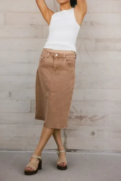 Bohme Jordan Denim Skirt in