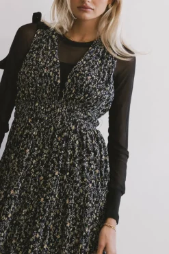 Bohme Josephine Floral Tie Strap Dress