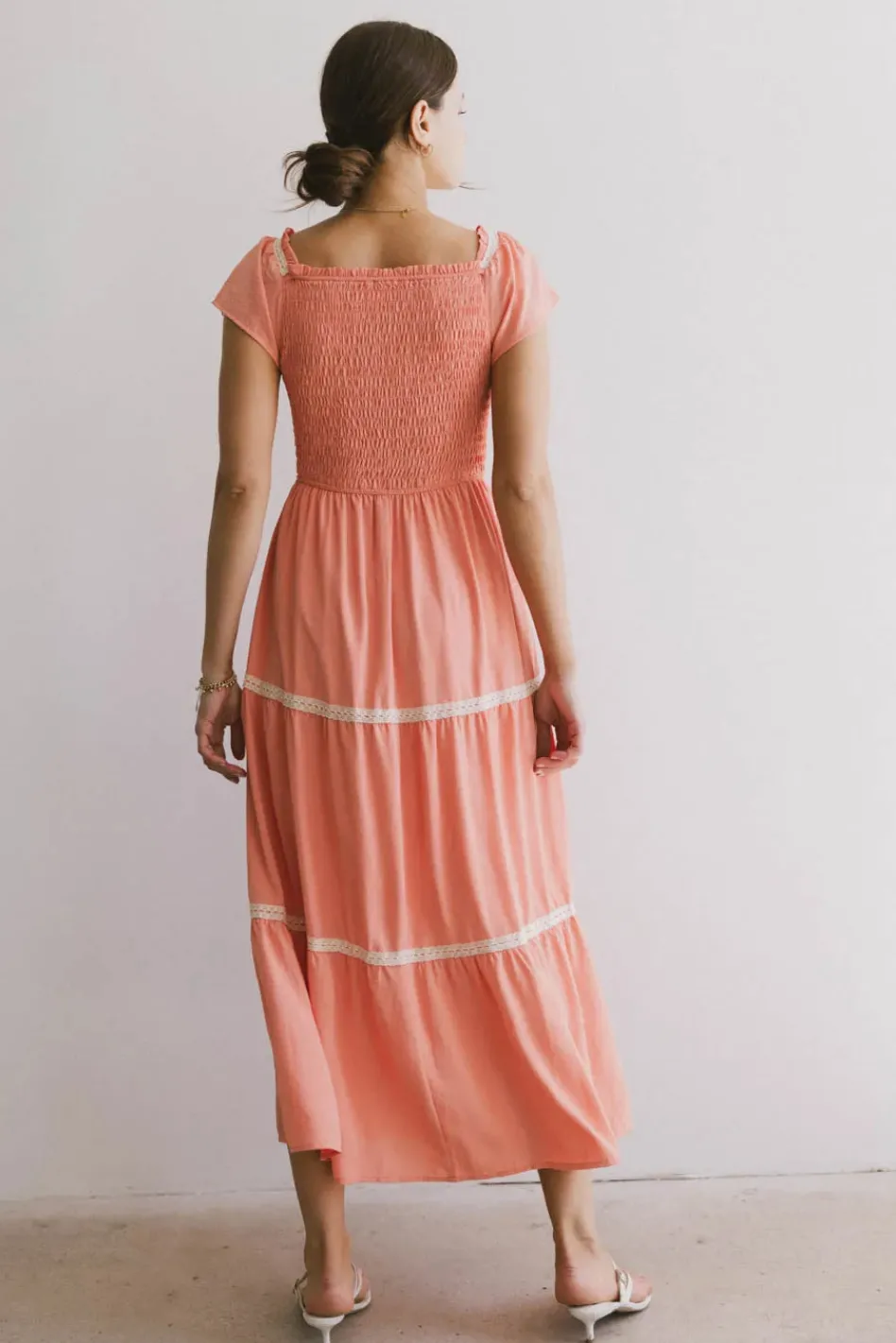 Bohme Joy Lace Trim Maxi Dress - FINAL SALE