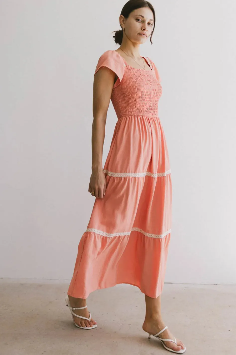 Bohme Joy Lace Trim Maxi Dress - FINAL SALE