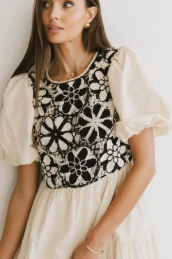 Bohme Joyce Crochet Bodice Dress