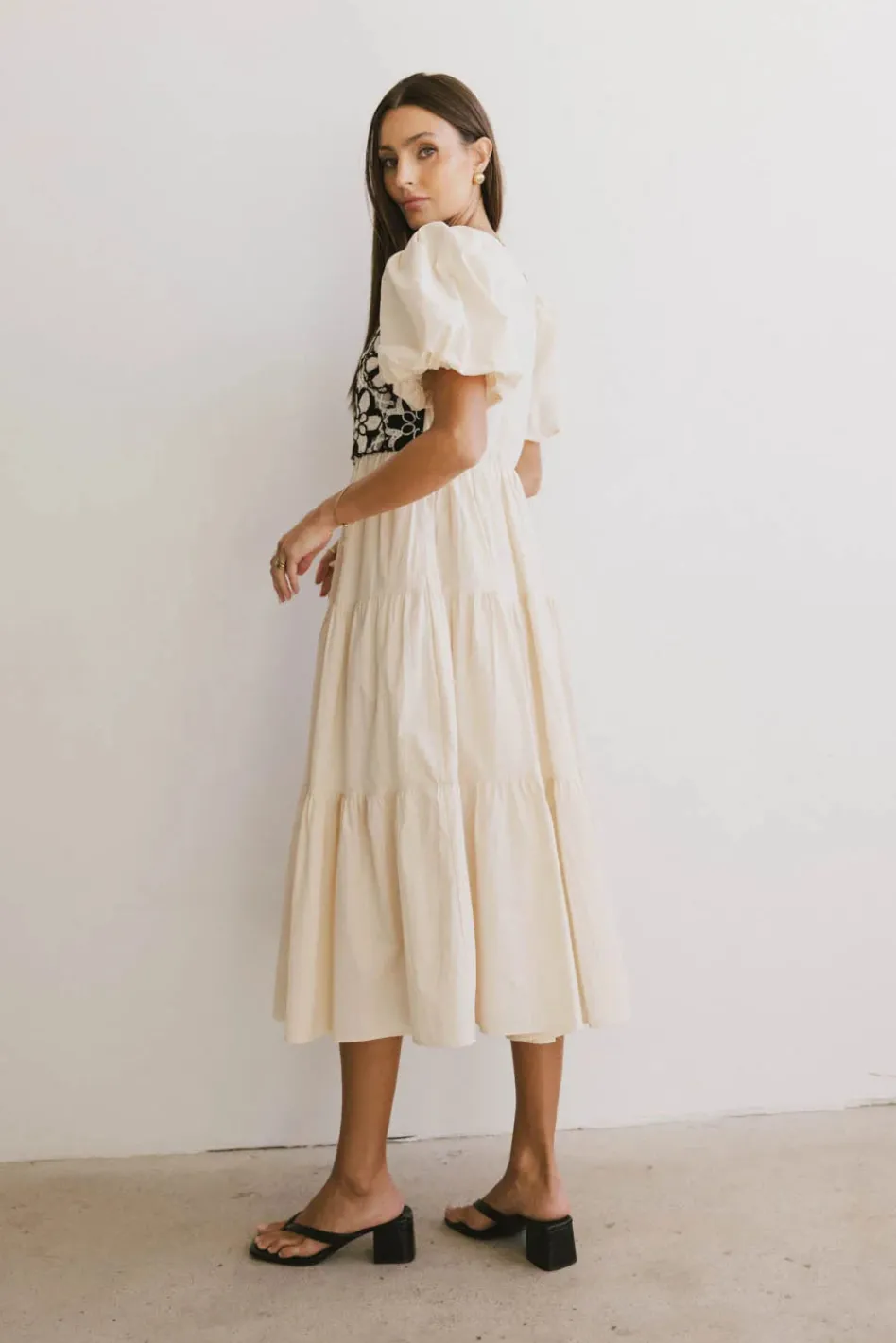 Bohme Joyce Crochet Bodice Dress