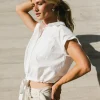 Bohme Junie Cinch Waist Button Up - FINAL SALE