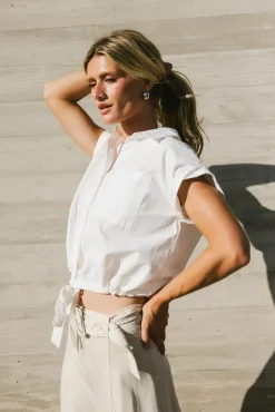 Bohme Junie Cinch Waist Button Up - FINAL SALE