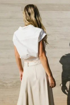 Bohme Junie Cinch Waist Button Up - FINAL SALE