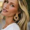 Bohme Juno Braided Straw Earrings in