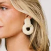Bohme Juno Braided Straw Earrings in