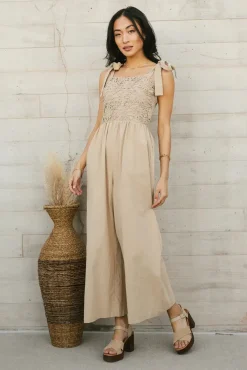 Bohme Kaia Crocheted Jumpsuit in - FINAL SALE