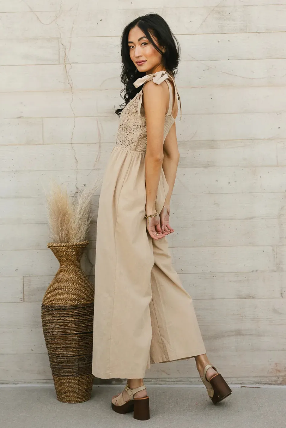 Bohme Kaia Crocheted Jumpsuit in - FINAL SALE