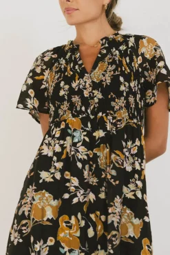 Bohme Kaitlyn Floral Midi Dress