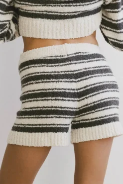 Bohme Kamryn Striped Knit Shorts