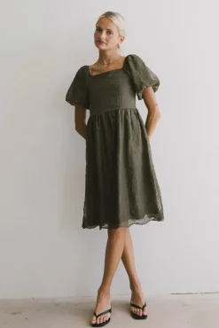 Bohme Karrie Embroidered Midi Dress in