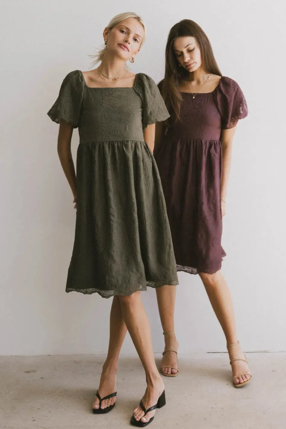 Bohme Karrie Embroidered Midi Dress in