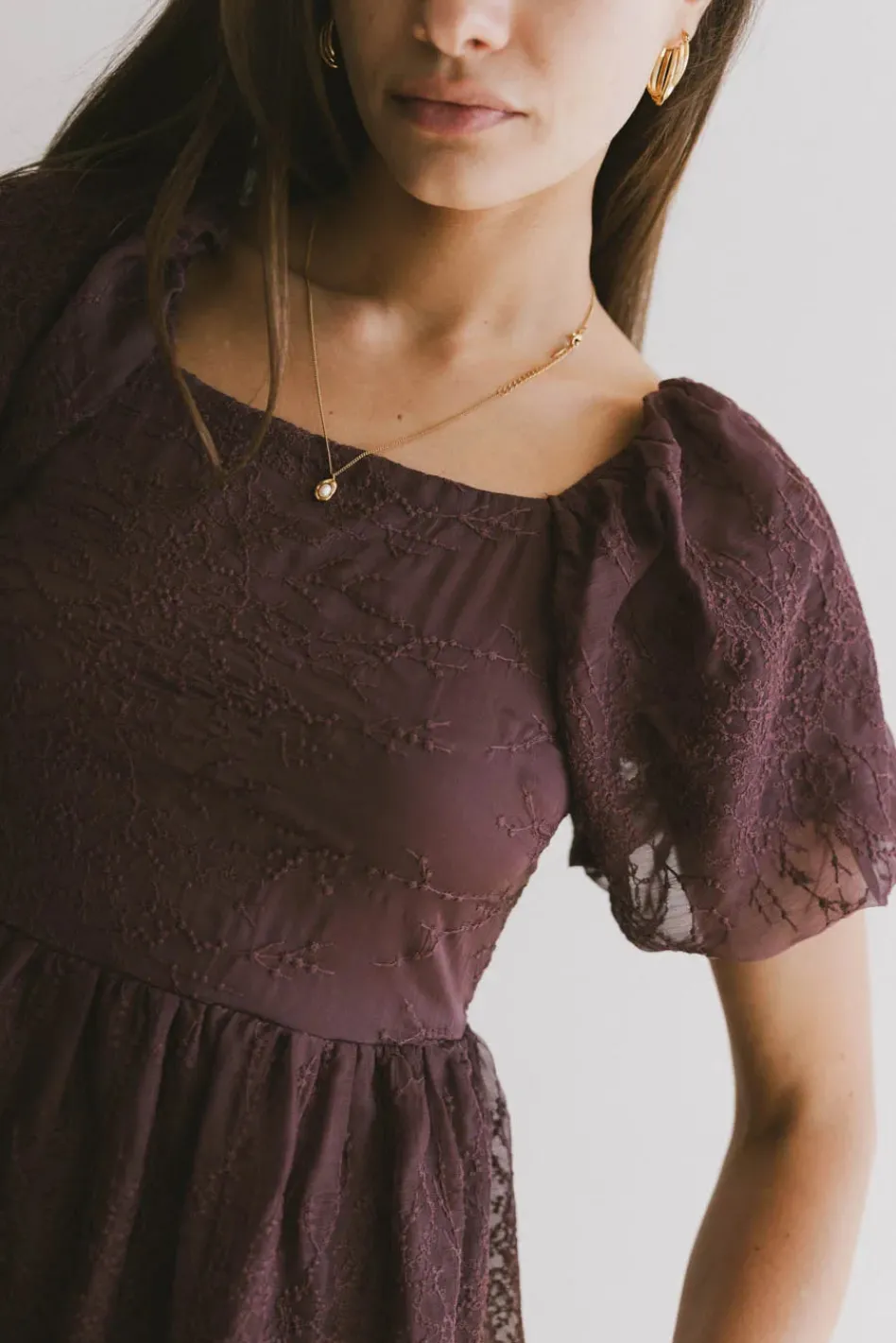 Bohme Karrie Embroidered Midi Dress in
