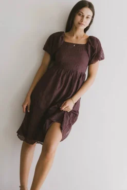 Bohme Karrie Embroidered Midi Dress in