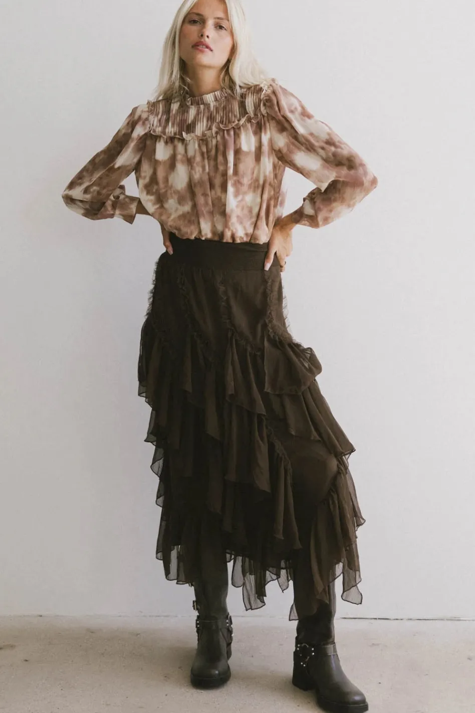 Bohme Kennedy Pleated Blouse