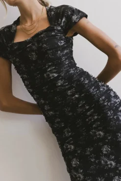 Bohme Kensie Ruched Midi Dress