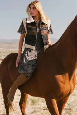 Bohme Kezia Faux Leather Vest