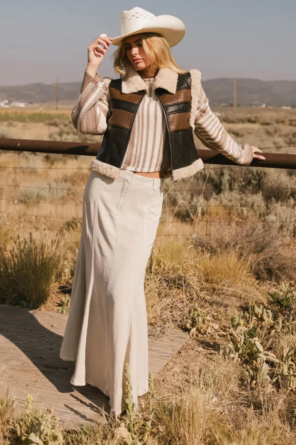 Bohme Kezia Faux Leather Vest