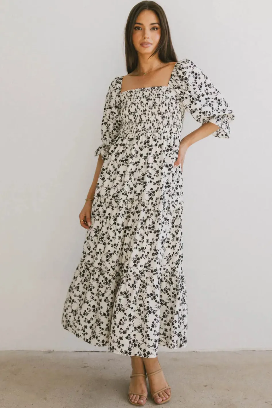Bohme Kiran Floral Maxi Dress in