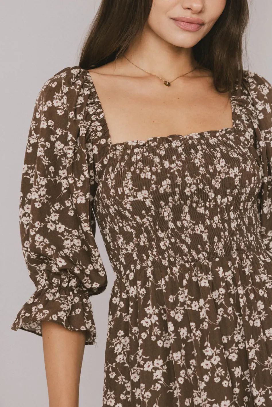 Bohme Kiran Floral Maxi Dress in