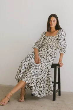 Bohme Kiran Floral Maxi Dress in