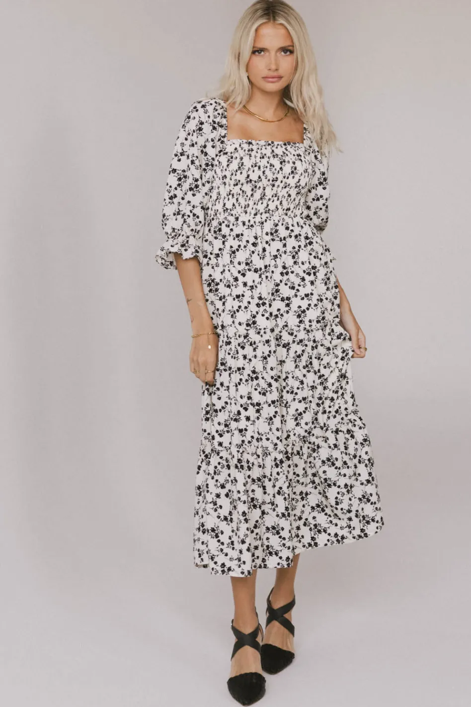 Bohme Kiran Floral Maxi Dress in