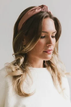 Bohme Knot Headband in Blush