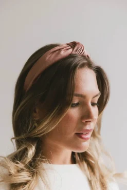 Bohme Knot Headband in Blush