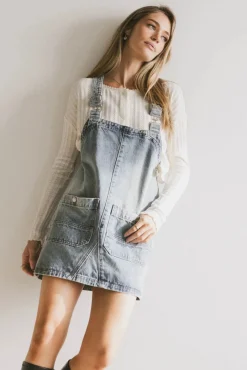 Bohme Koa Denim Mini Dress