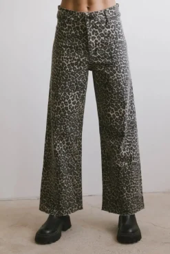 Bohme Kortnee Leopard Print Jeans