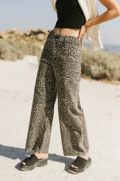 Bohme Kortnee Leopard Print Jeans