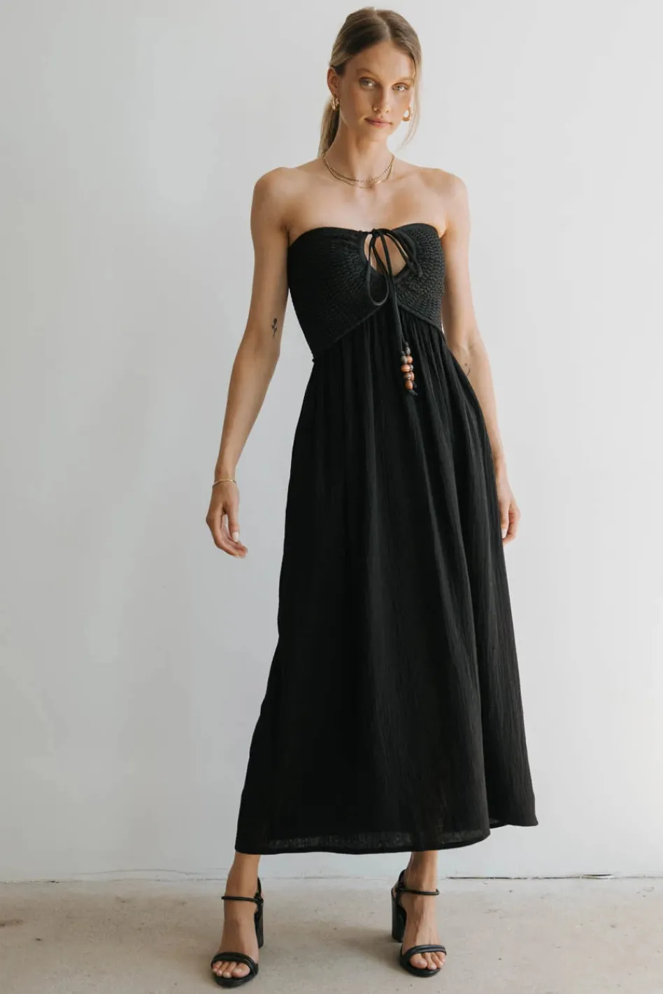 Bohme Kyra Crocheted Halter Dress