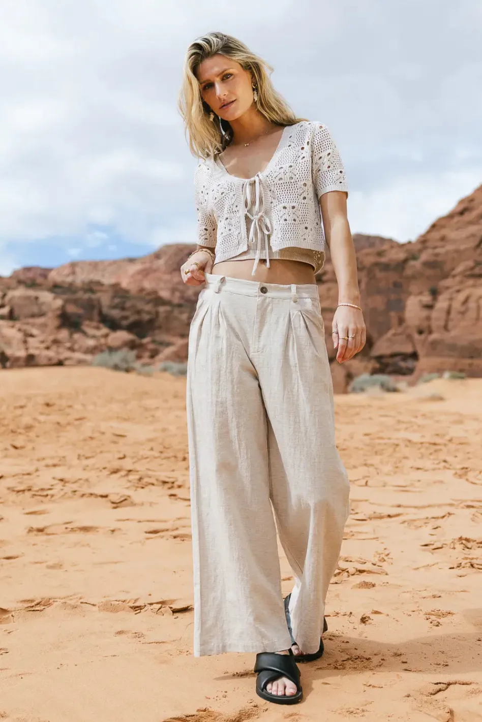 Bohme Leonie Crochet Cardigan