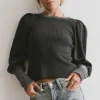 Bohme Lettie Waffle Knit Top in