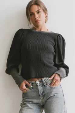Bohme Lettie Waffle Knit Top in