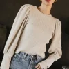 Bohme Lettie Waffle Knit Top in