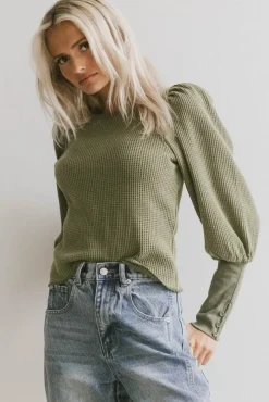 Bohme Lettie Waffle Knit Top in