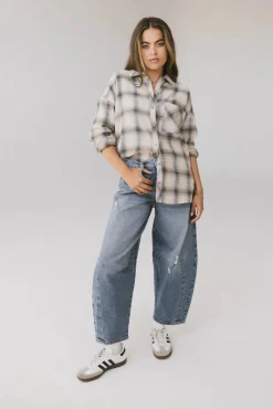 Bohme Lex Barrel Jeans in Medium Wash